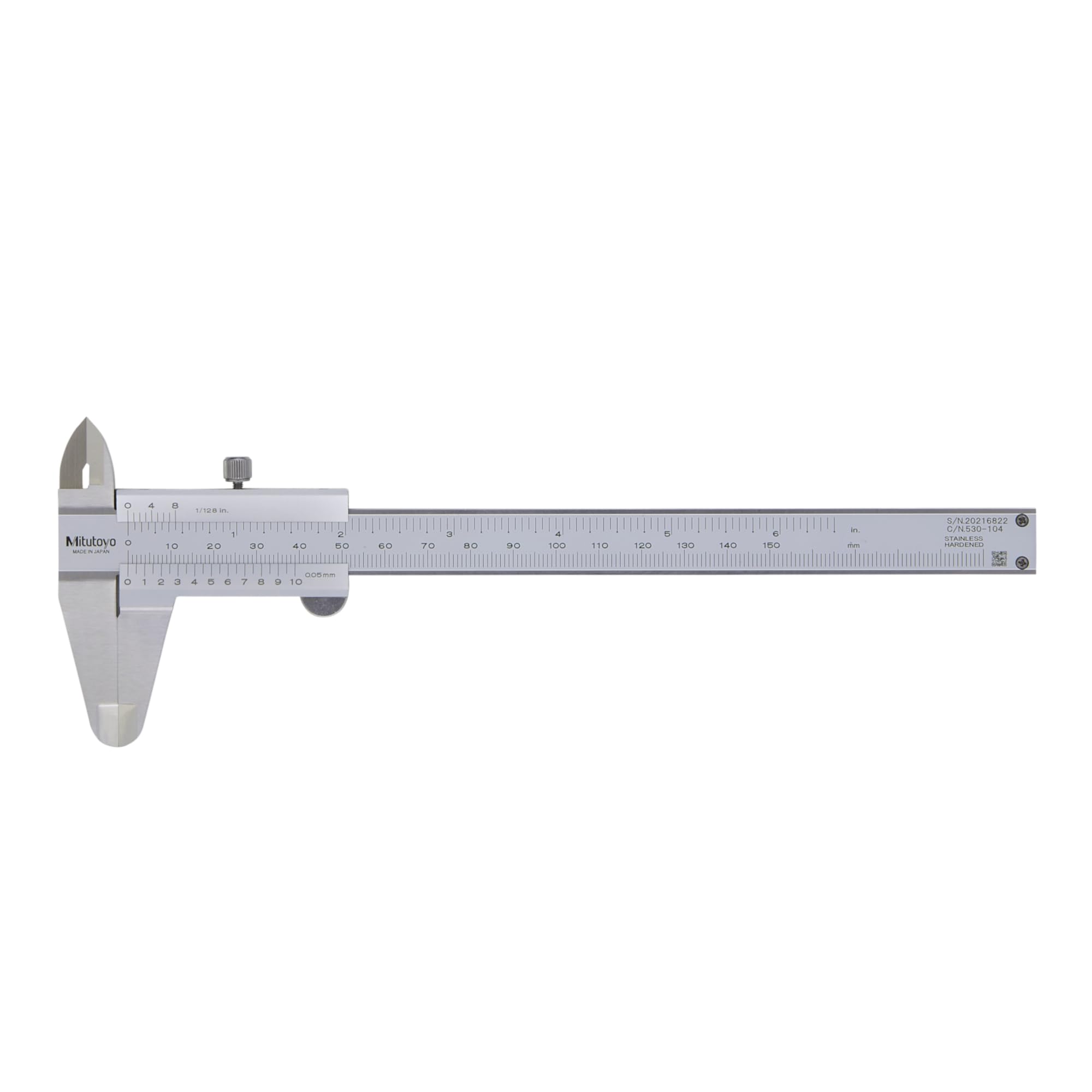 

Штангенциркуль Mitutoyo Vernier MIT530-104, 0 мм-150 мм/0 -6