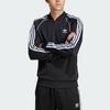 Adidas Originals Trefoil Three-Stripe Color-Block Logo Long Sleeve Jacket Men Outerwear Black IM4545