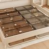 Under Bed Storage Containers Foldable Rolling Storage Bins Plastic Clothes Organizer with Wheels