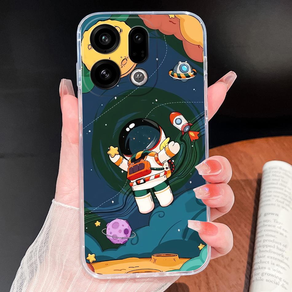 For Oppo Find X9 Pro Phone Case Unique Style Soft TPU Transparent Silicone Lightweight Cover For Oppo Find X 9 Protective Shell