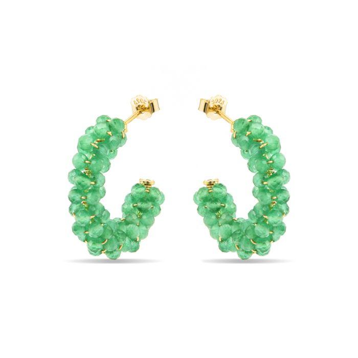 Boucles d'oreilles en argent 925 de Luxenter Rariki