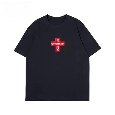 The2025 Summer Bestseller International Brand Fashion Print Breathable Pure Cotton Men's T-shirt Is A Versatile Streetwear Style