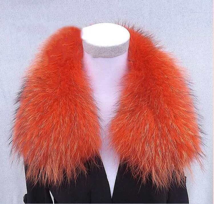 Fox Fur Square Collar Real Fur