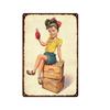 Vintage KitCat Tin Sign  Retro Metal Wall Art Decor for Bar Club Man Cave  Perfect Wall Poster Plaque for Home Decoration
