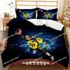 Sport Rugby Printed Comforter Bedding Set Cartoon Scenery Adult Europe Queen Twin Single Size Duvet Cover Set Pillowcase Luxury