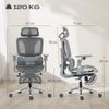 Office Chair, Ergonomic, 6D Armrests, Adjustable Headrest and Seat Depth, Grey Mesh