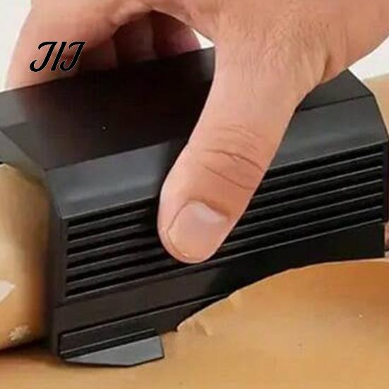 Precision Cutting Tool Portable Wrapping Paper Roll Cutter, Slide Rail Trimmer with Manual Cutter Safety Blade, Clean Straight Cut for Crafting