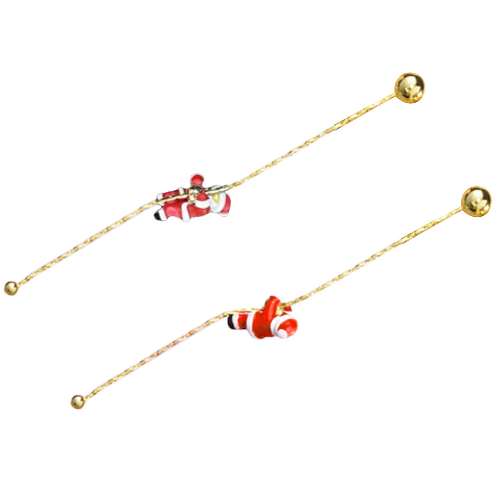 

Праздничные серьги из сплава, аксессуар для ушей для рождественских вечеринок и собраний, легкие и удобные в носке 5