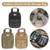 Camping Tool Storage Bag Portable Cooking Utensil Set Travel Organizer for Knife Fork Spoon for Outdoor Barbecue Camping Cooking