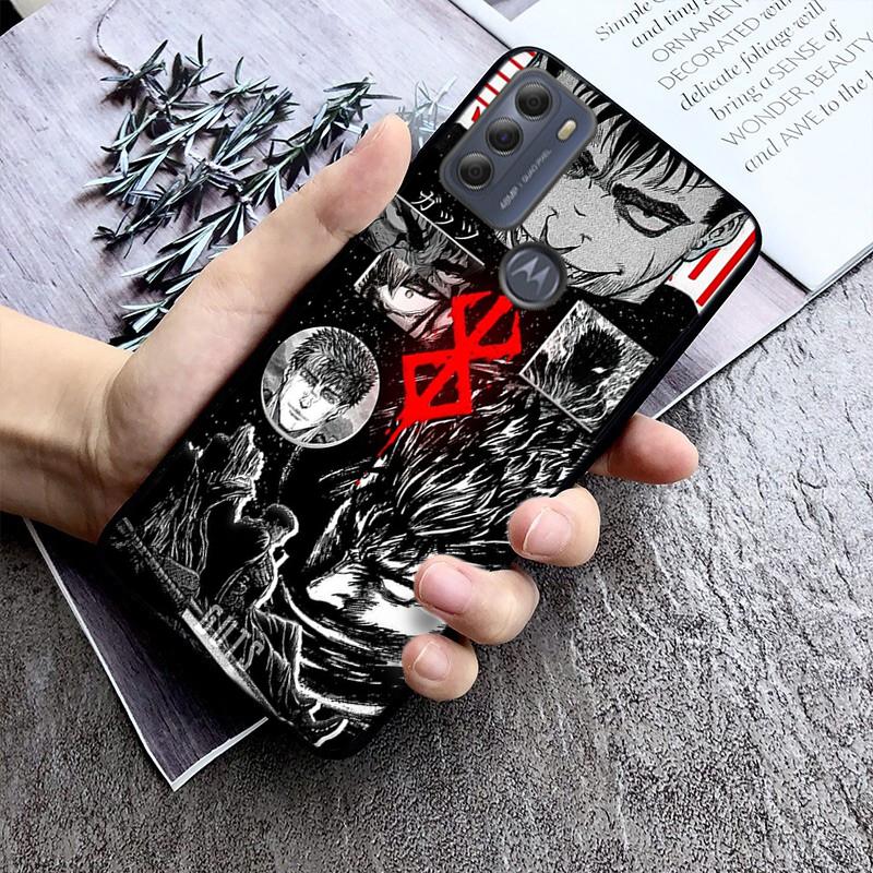 Berserk Guts Phone Case For Motorola Moto G Stylus 5G G Play G Power G 5G G Pure E20 E32 E40 E13 Edge 50 Pro 50 Fusion
