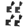 5 Stück linke Cabrio-Dachleiste mit Clips für BMW E93 335i für M3 F83 F33 420i Auto Obere Leistenstreifen 54377184037