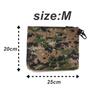 TAKASUE Camouflage Transparent Pouch - Camouflage, for Airsoft, Tools, Small Items, Waterproof, Outdoor, Fishing, Cable Management (M, Digital Camo)