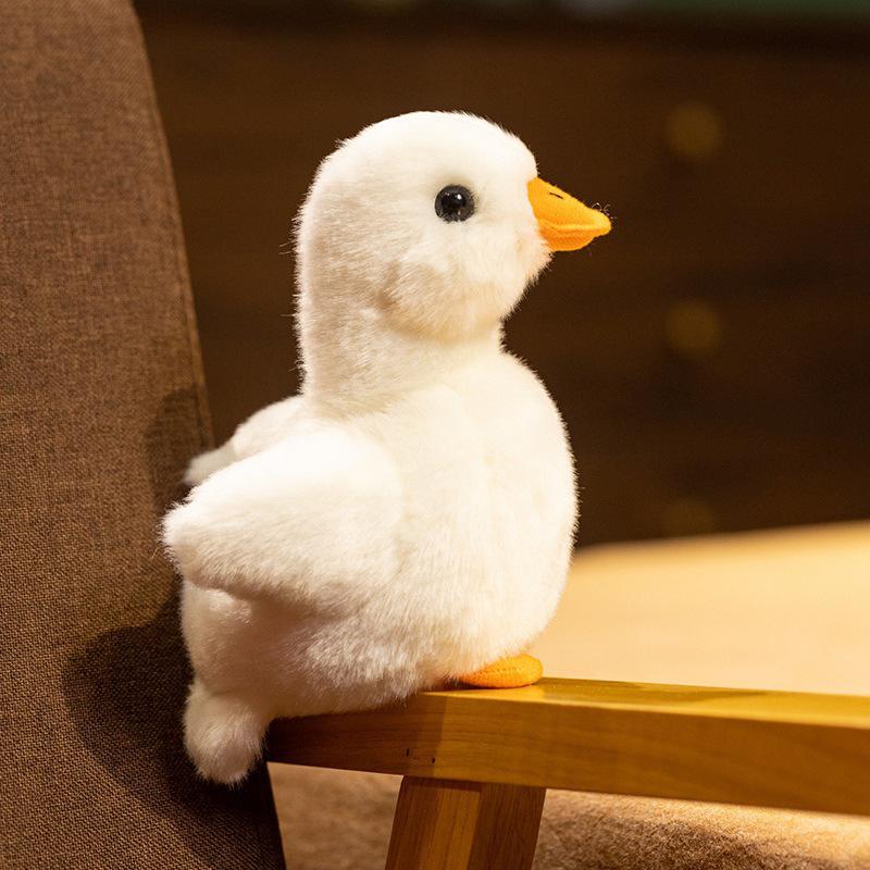 Adorable White Duck Plush Toy - Cloth Doll for Children's Birthdays