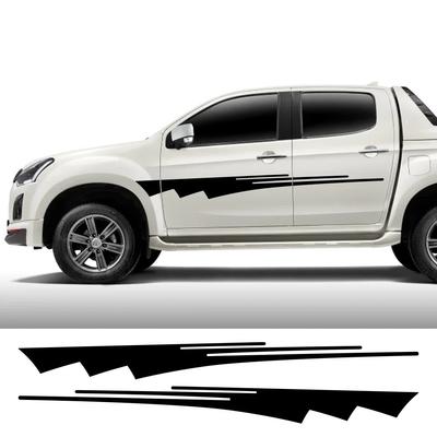 Pickup Striped Sticker Vintage Style Retro Styling Vinyl Film Waterproof Decals Auto Door Side Decorative Decal Auto Accessories