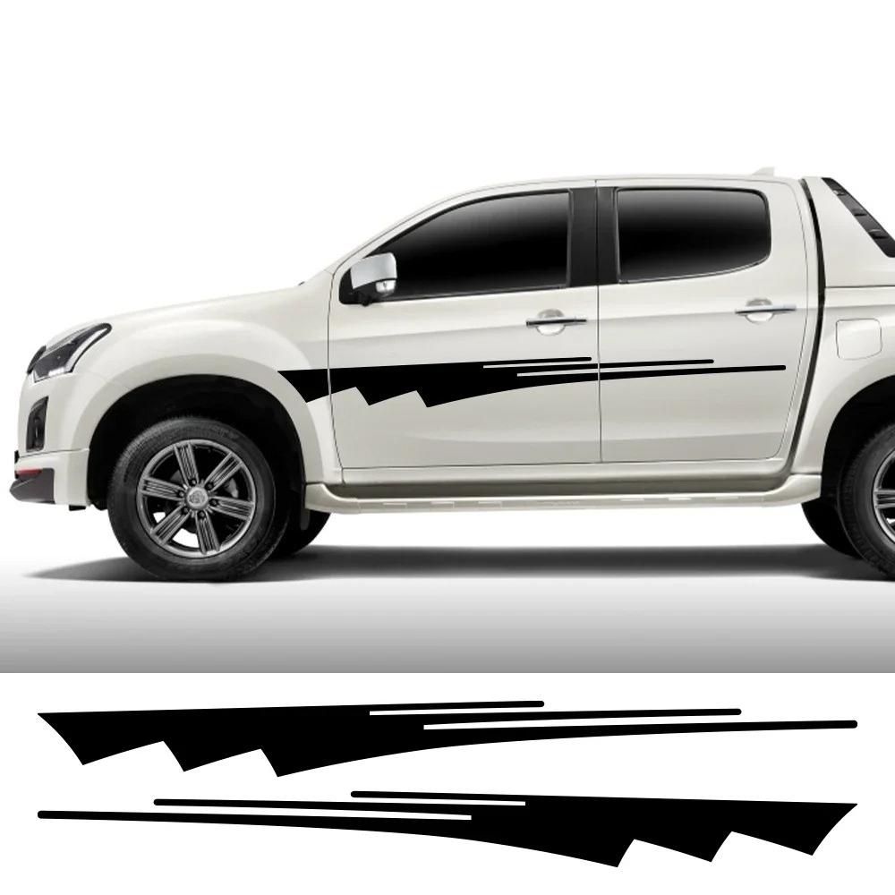 Pickup Striped Sticker Vintage Style Retro Styling Vinyl Film Waterproof Decals Auto Door Side Decorative Decal Auto Accessories