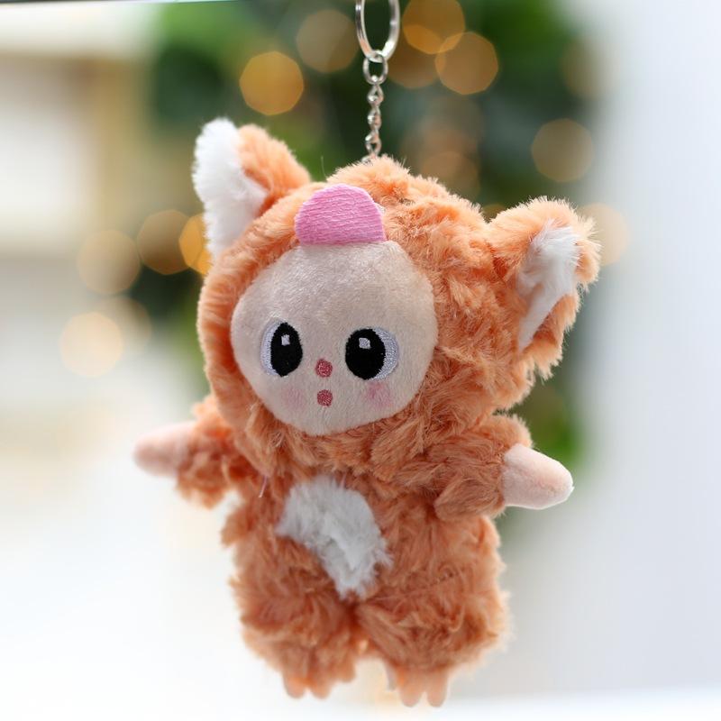 Nou Pandantiv Jucărie de Pluș Animal Drag Păpușă Drăguță Breloc Păpușă Decorațiune Agățată pentru Geantă de Școală
