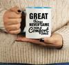 Inkdotpot Great Things Never Came From Comfort Zones 11Oz Ceramic  Coffee  Mug Inspirational Quotes Gift For Employee Boss Coworkers