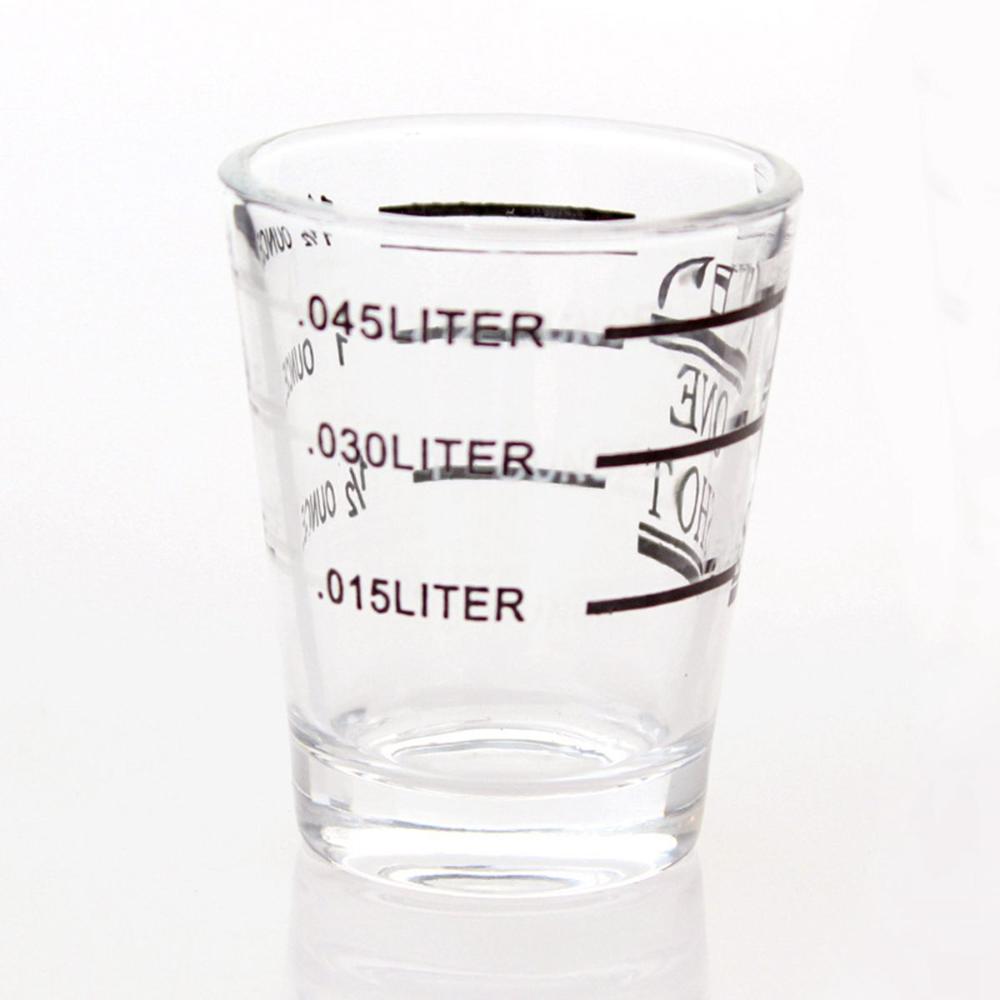 Espresso Heat-resistant Bar Accessories Heavy Duty Jigger Measuring Cup Shot Glass Bartender Tools