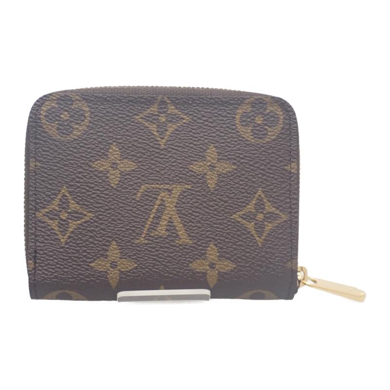 Louis Vuitton M60067 Coin Case Brown Monogram Canvas Women