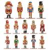Diamond Painting Christmas Ornament Wooden Desktop Nutcracker Table Top Diamond Painting Decor for Home Office Desktop Decor