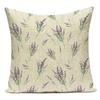 Polyester Decorative Throw Pillows Case Red Rose Purple Lavender Pillow Cover Flower Cushion Cover For Sofa Home Living Room