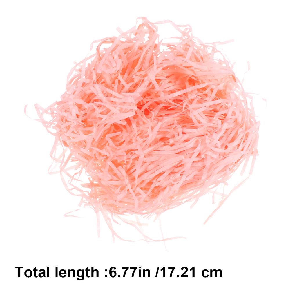 5Packs Raffia Grass Shredded Paper Filament Creative Gift Box Filling Paper Yellow Party Supplies Packaging Box Accessories
