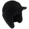 Warm Ear Flaps Cap Ear Protection Peaked Knit Cap Winter Beanie Hat  Men