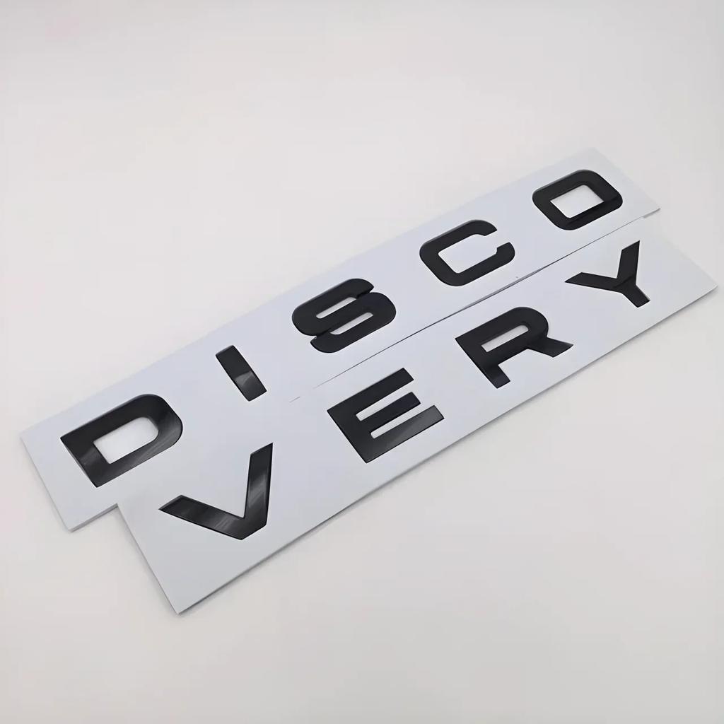 ABS 3D Chrome Car Letters Front Hood Bonnet Logo Badge For Land Rover Discovery Sports Emblem Discovery 4 3 5 2 TD5 Accessories SA3