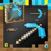 Kids World Bow Arrow Diamond Sword Pickaxe Axe Building Blocks Toy Game Weapon Props for Boys