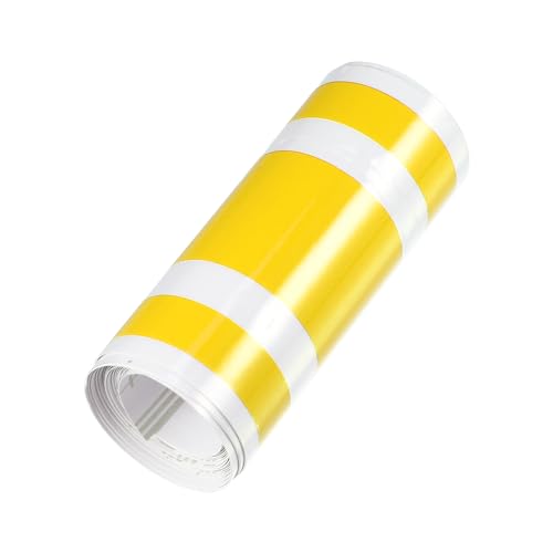 

Hihaha Hood Stripe Pattern Sticker Stripe Pattern Sticker/Hood Roof Suitcase Bumper Applique Decoration/180x8cm Yellow 1pc
