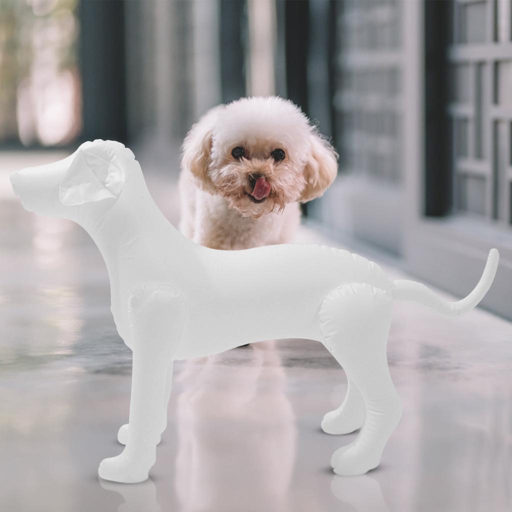 Hund Stehendes Modell Hund Schaufensterpuppe Aufblasbares Hundemodell für Kleidungsausstellung Bühnenrequisite