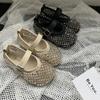 Girls' Rhinestone Princess Sandals - Summer Breathable, Soft Sole
