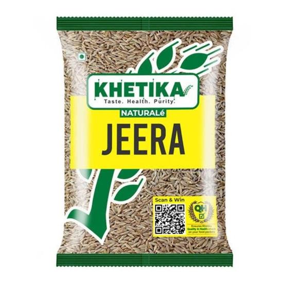 Хетика Джира 100 г, Джира, Семена кумина 100 г, Цельные семена кумина, Без добавленных консервантов, Богаты антиоксидантами, Гигиенично упакованы, Naturale