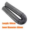 Kimlik 51mm 60mm 76mm 80mm Uzunluk 1M-2M Kanal Borusu Hortum Motor Hava Girişi Frenleme Tüpü Yüksek Sıcaklığa Dayanıklı Araba Karavan Kamyon Karavan İçin Uygun