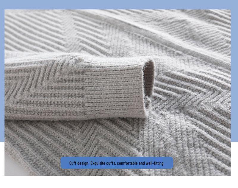 Autumn 2023 Men's Stand-Up Collar Knit Cardigan