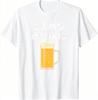 2026 Summer Unisexs Letter Beer Printed Round Neck Short Sleeved Unisex 100 Pure Cotton Soft Breathable Party Loose Tshirt