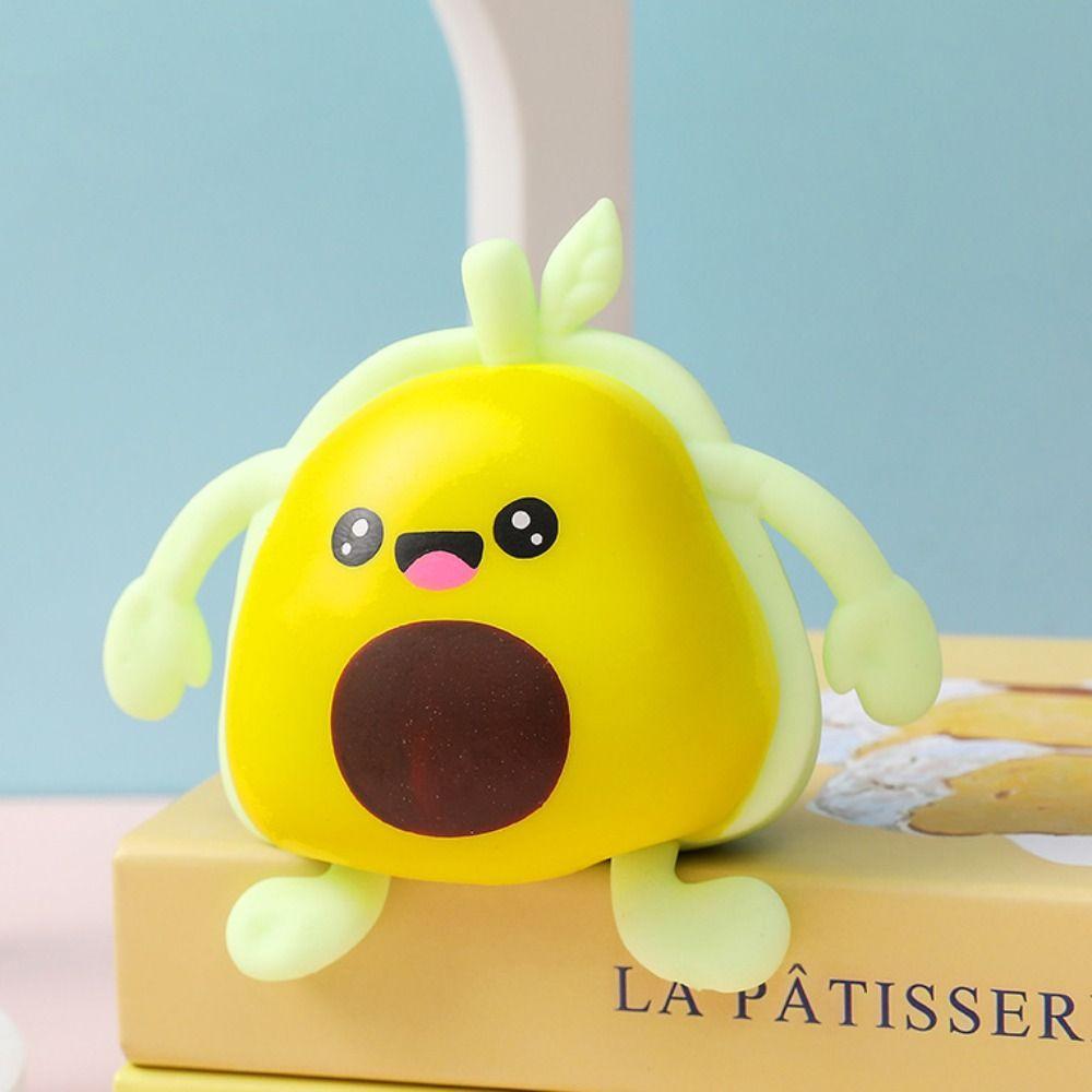 TPR Avocados Squeeze Toys Kneading Fruit Sensory Ball  Birthday Kids Gift