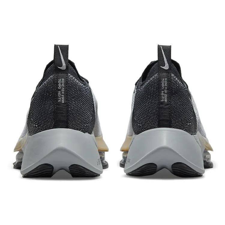 Nike Air Zoom Tempo Next% Flyknit 'Wolf Grey Black' (Unisex) Black / Pure Platinum / Wolf Grey / White Running Shoes CI9923 008