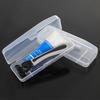1pc Shaver Box Shaver Storage Box Handle Full Transparent Plastic Boxes Razor Holder Organizer Boxes Bathroom Accessories