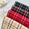 New Korean Version Plaid Line Imitation Cashmere Scarf Couple Fashion Thickened Warm Simple Scarf Atmosphere Shawl