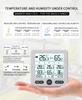 Weather Station Wireless Indoor Outdoor Thermometer Digital Temperature Hygrometer With 3pcs Remote Sensors Smart Home