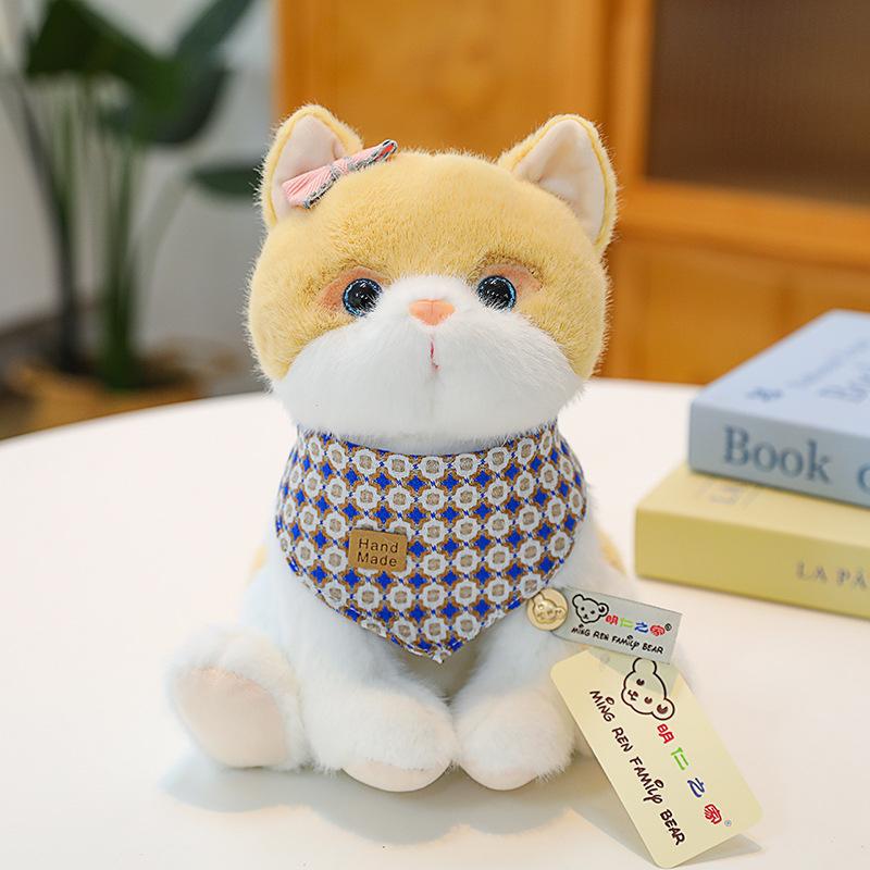 

Милая кукла серии шарфов, плюшевая игрушка для девочек, спящих на кровати, кукла, милое украшение для дома 25CM（ 0.18KG）