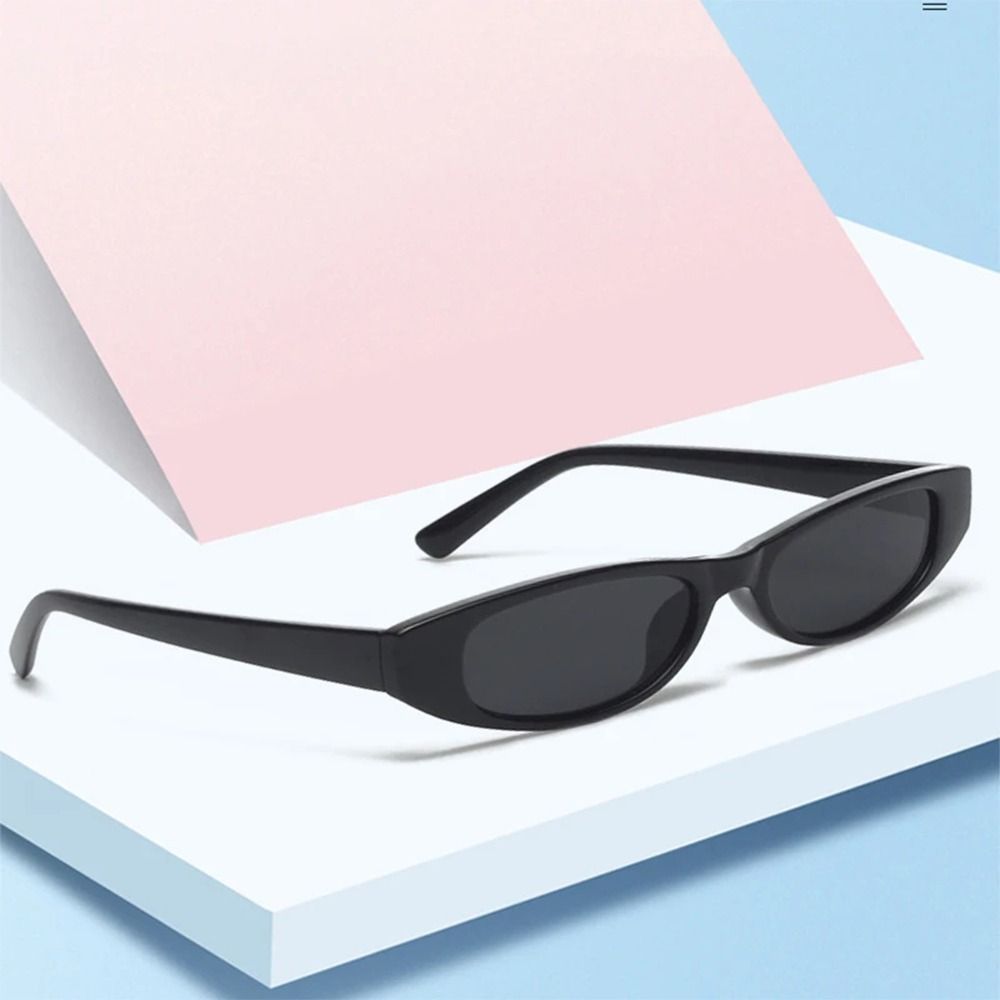 Retro Small Sunglasses for Women Small Oval Frame Sun Glasses Fashion Shades Polarized Eyewear UV375 Sunglasses Driving Goggles