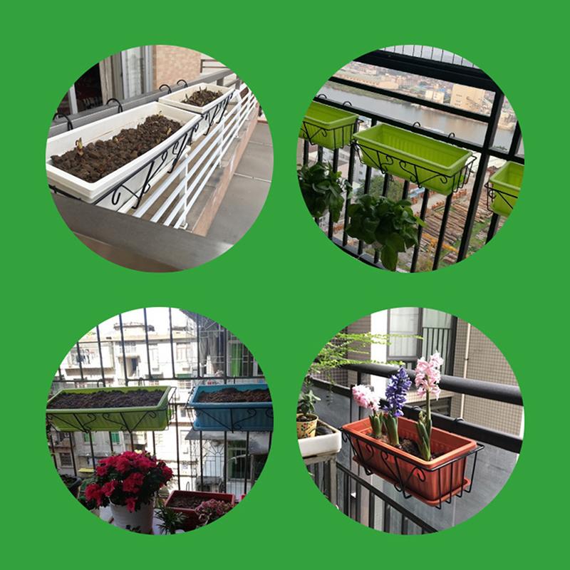 Stojan na rostliny Háčky na květináče Držák Kovaný železný závěsný rám Zahradní dekorace