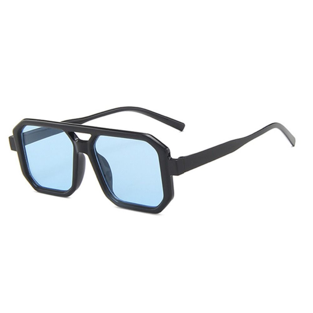 Punk Square Frame Sunglasses Block Glare Street Photos Decoration Uv Resistant Sunglasses Eye Protection Eyewear