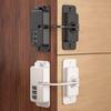 Refrigerator Cabinet Drawer Sliding Door Lock with 3 Combination Child Safety Mechanism No Drill Mounting Required