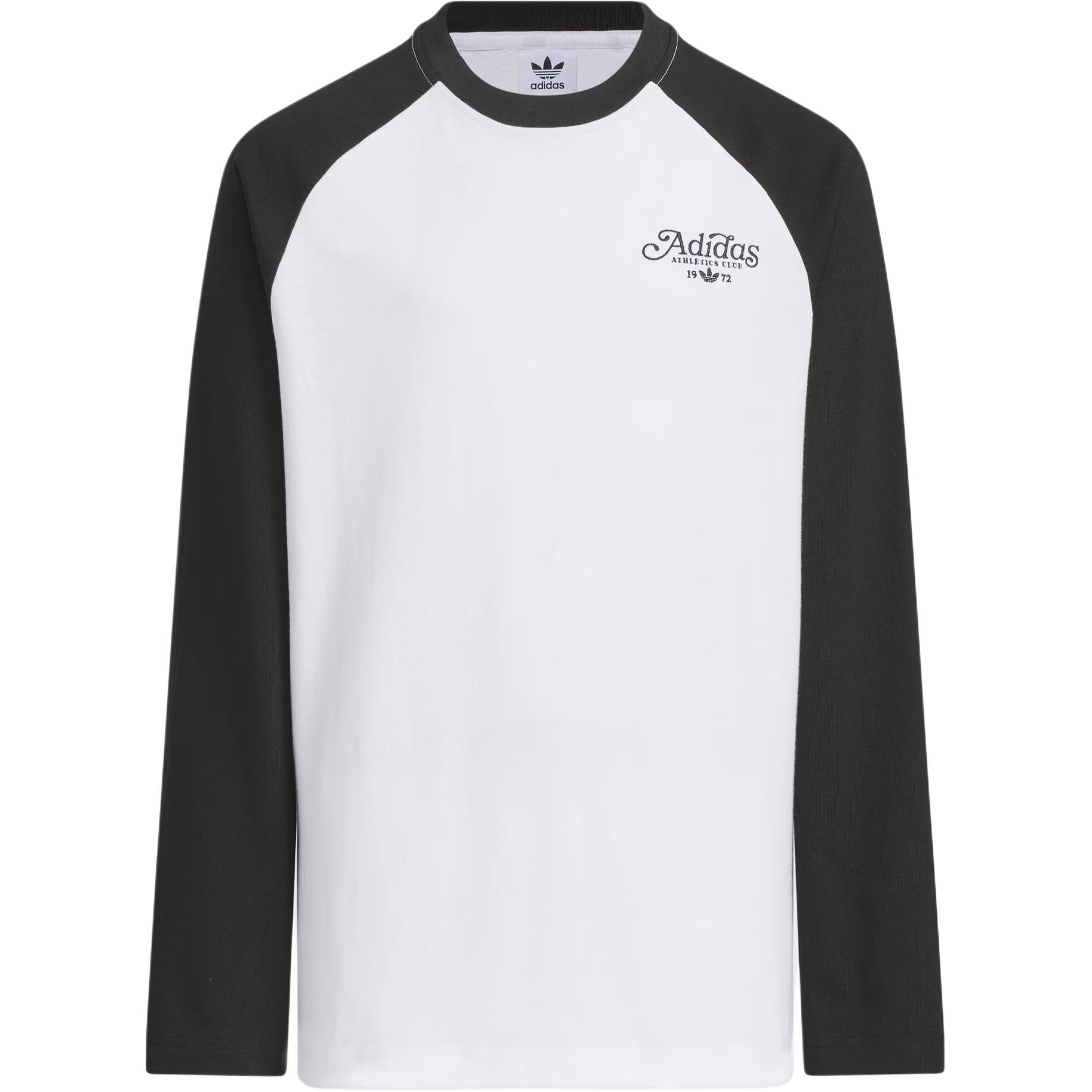 Adidas Originals LONG SLEEVE TOP T Shirt White/Black Teenagers JM4667 140