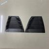 Car Rear Window Side Vent Shutter Louver Cover Trim For Mazda 3 Sedan 2014 - 2018 ABS Carbon Fiber Black Exterior Accessories