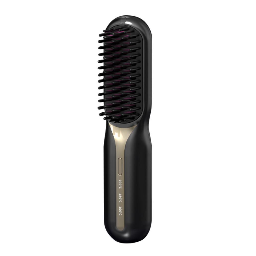 Hair Salon Wireless Professional Quick Heated Electric Comb Personal Care Multifunctional Hairstyle Brush Hair Straightener