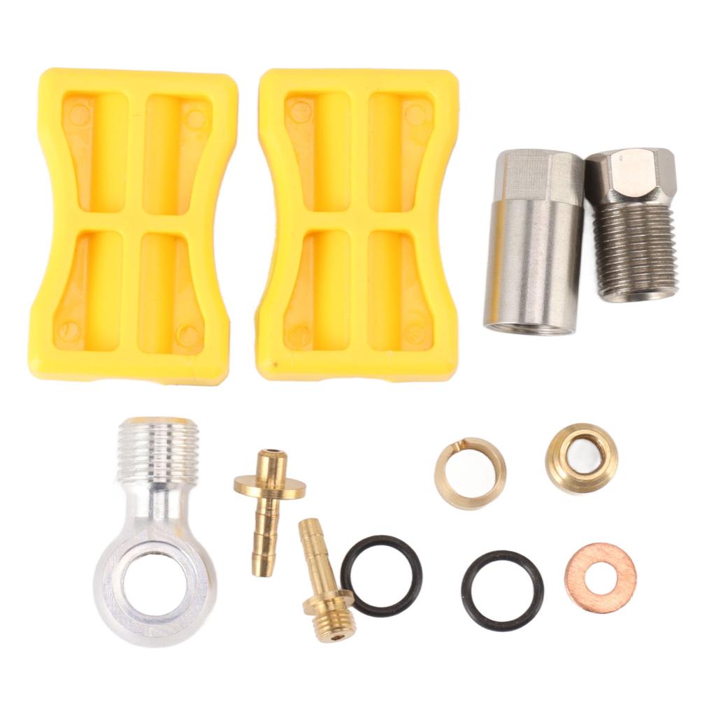 Fahrrad Bremsleitung Verbinder Wiederverwendbare Olive Verbindungsstück Hydraulik Verbinder Set für Mountainbike